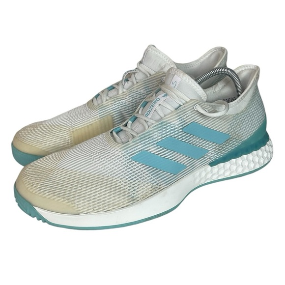 B8 Mens Adidas Adizero Ubersonic 3 X Parley Clay Court Tennis Shoes 13.5 - Picture 1 of 5